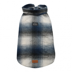 Риза за кучета Croci SHIRT FLANEL BLUE - син цвят с райета